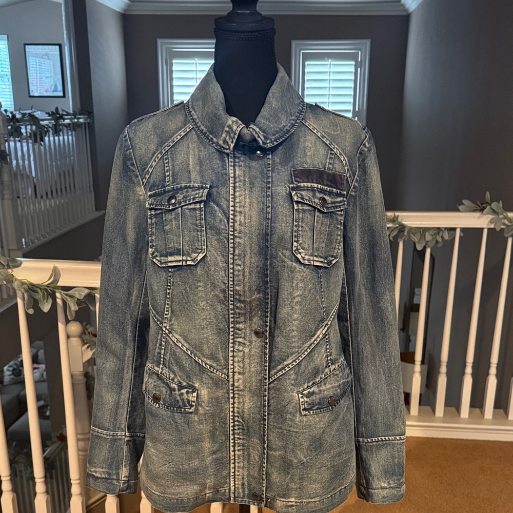 Sam Edelman Blue Jean Jacket NWT size M